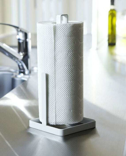 Yamazaki Metallic Paper Towel Holder White 11x11x26.5cm 2696.951267