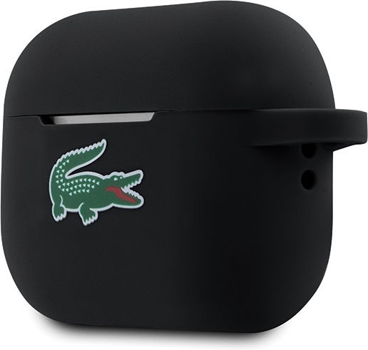 Lacoste Croc Logo Калъф с кука в Черен цвят за Apple AirPods Pro 2