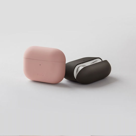 Uniq Lino Hülle Silikon in Schwarz Farbe für Apple AirPods Pro