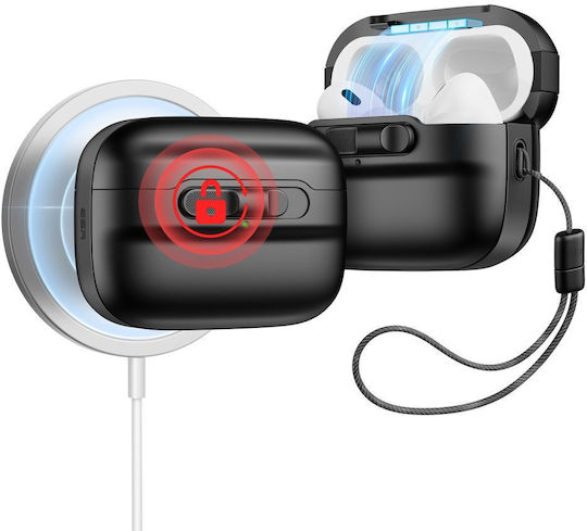 ESR Pulse Halolock Magsafe Калъф в Черен цвят за Apple AirPods Pro 2
