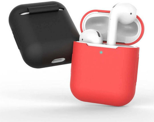 Tech-Protect Icon Калъф в Черен цвят за Apple AirPods 1 / AirPods 2