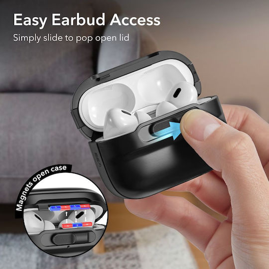 ESR Pulse Halolock Magsafe Калъф в Черен цвят за Apple AirPods Pro 2
