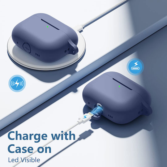 Techsuit Husă în culoarea Violet pentru Apple AirPods 3