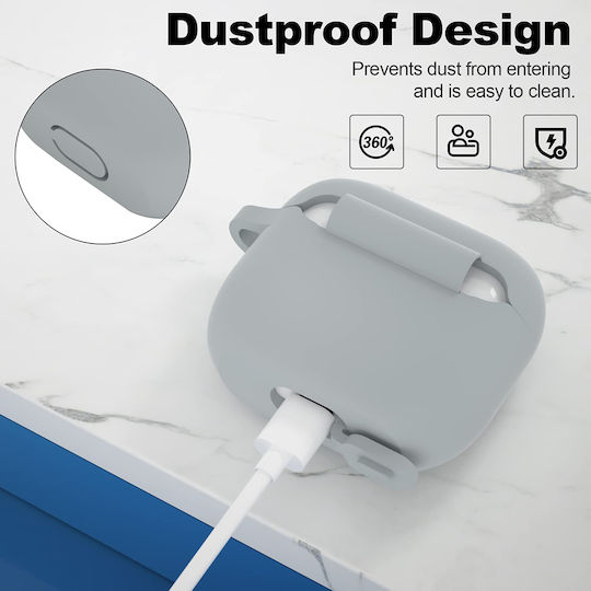 Techsuit Husă în culoarea Violet pentru Apple AirPods 3