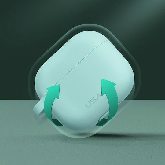 Usams BH741 Калъф с кука в Розов цвят за Apple AirPods 3