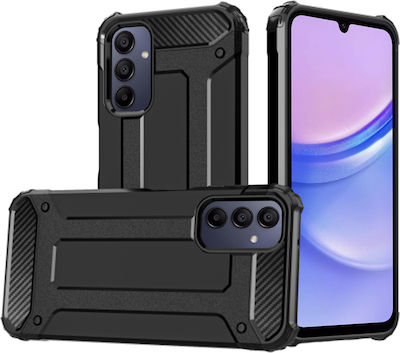 Techsuit Hybrid Umschlag Rückseite Schwarz (Galaxy A15) KF2317376