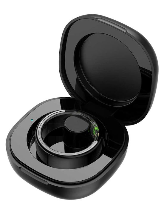 Techsuit R06 Smart Ring 19.8mm cu Pulsometru Negru