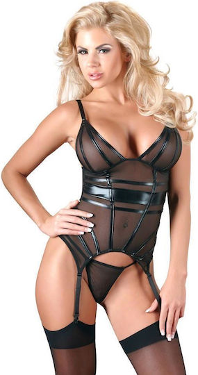 Boss Of Toys Set Sexy De Lenjerie Plasă Cu Jartiere Negre