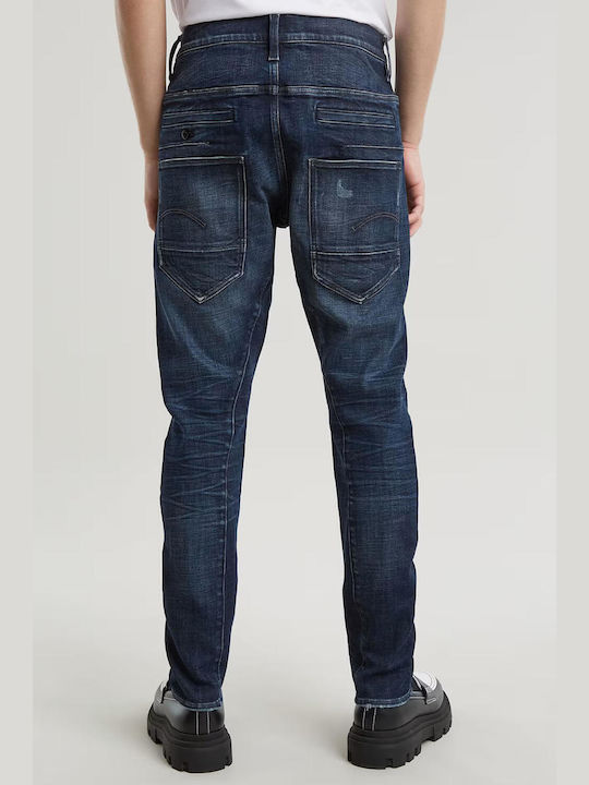 G-Star Raw D-staq 3d Ανδρικό Παντελόνι Τζιν σε Slim Εφαρμογή Dark Aged Denim