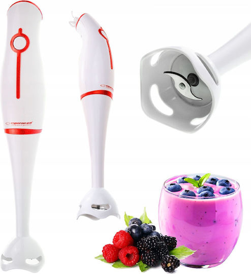 Esperanza Hand Blender With Plastic Rod 250W White