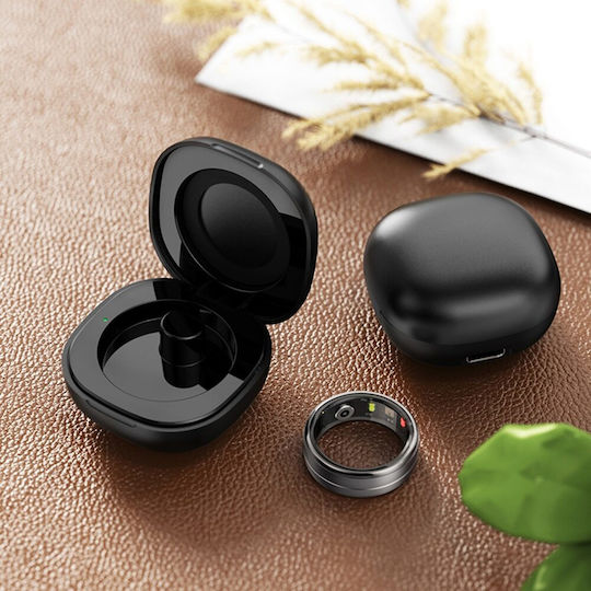 Techsuit R06 Inel Inteligent 19mm Negru