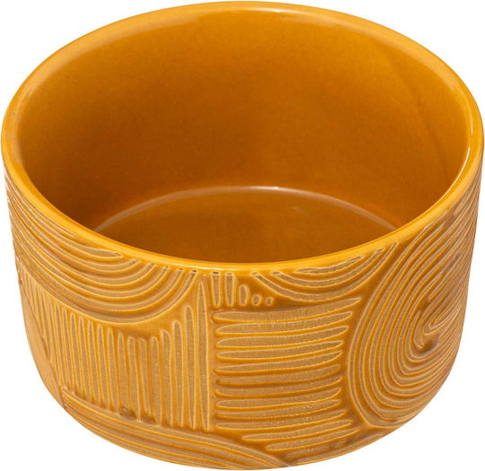Secret de Gourmet Ceramic Dessert Divided Serving Plate with 2 Slots Multicolour Ø6cmxY11cm