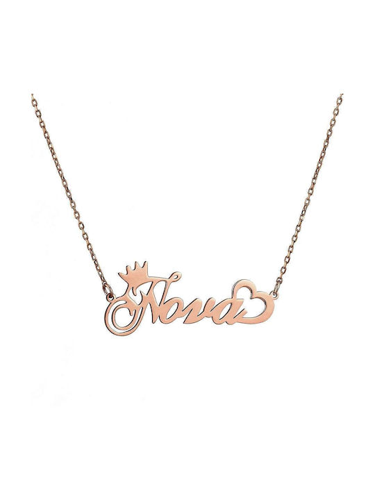 Goldsmith Halskette mit Design Tiara aus Silber