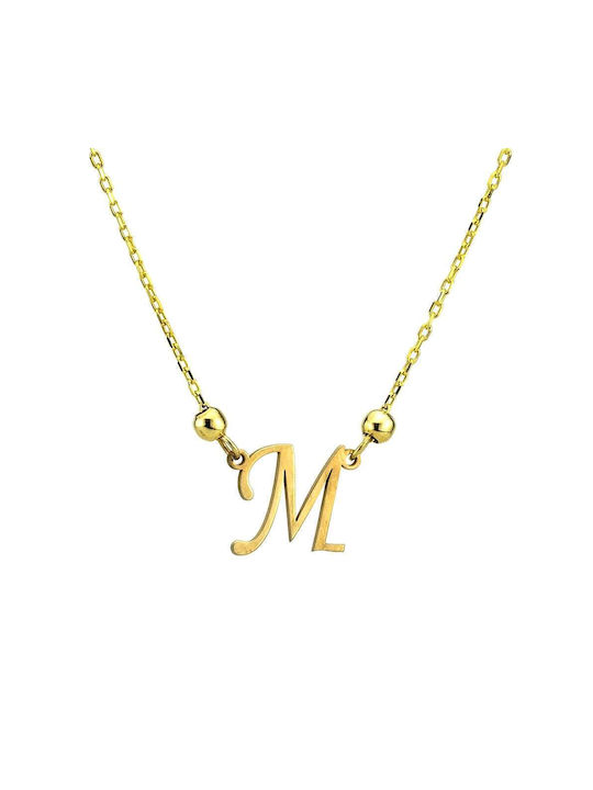 Goldsmith Necklace Monogram from Silver