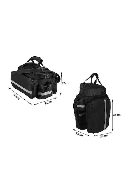 Verk Group Double Bicycle Rack Bag Black