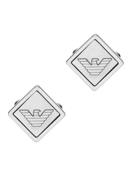 Emporio Armani Cufflinks of Steel Silver