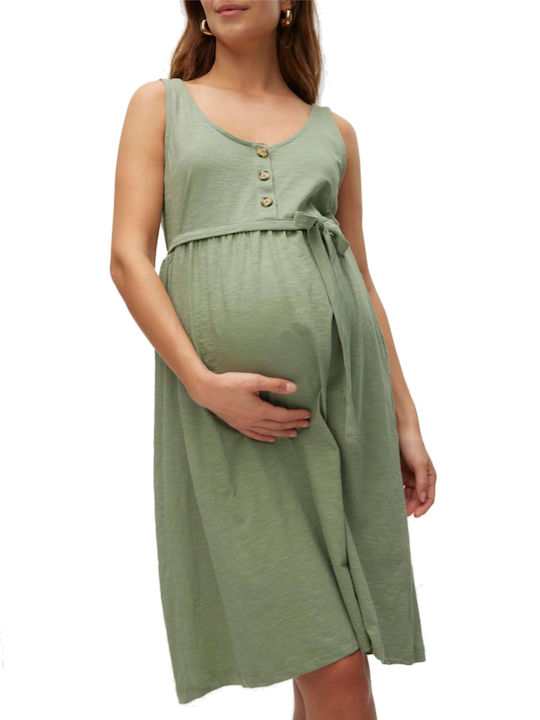 Mamalicious Φόρεμα Εγκυμοσύνης Oily Green