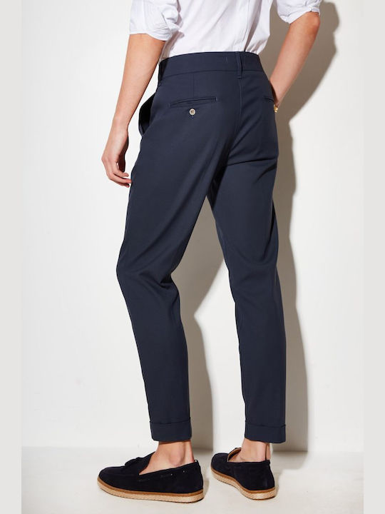 Stefan Fashion Ανδρικό Παντελόνι Chino Navy Μπλε