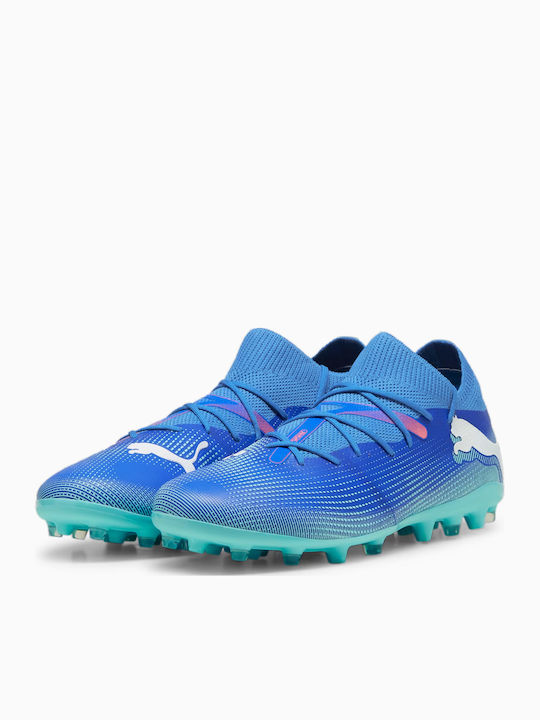 PUMA Future 7 Match Fußballschuhe mit Stollen Blau