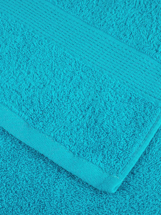 vidaXL Bath Towel 100x200cm Turquoise 4 Pieces Weight 600gsm