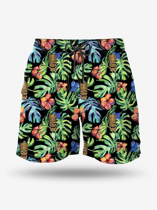 Herren Badebekleidung Shorts Mehrfarbig mit Mustern