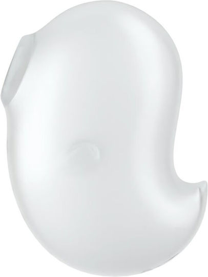 Satisfyer Cutie Ghost Mini Clitoral Vibrator With Remote Control 9.7cm White