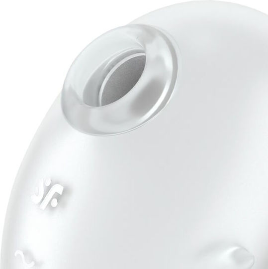 Satisfyer Cutie Ghost Mini Clitoral Vibrator With Remote Control 9.7cm White