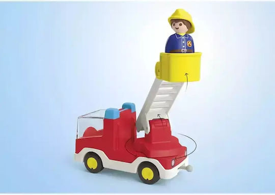 Playmobil Junior Firefighter With Ladder Vehicle for 1-4 years old