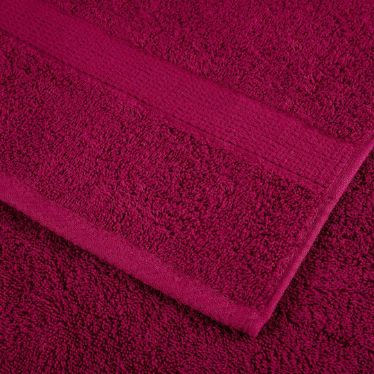 vidaXL Set 10 Hotel Pool and Beach Towels 200x100 cm 600gsm Burgundy
