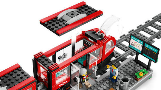 Lego City Downtown Streetcar and Station for 7+ Years 811pcs