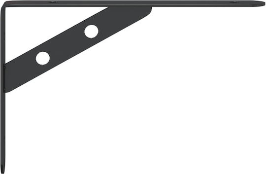vidaXL Heavy-Duty Stainless Steel Shelf Brackets Silver 150x25mm 4pcs 30302