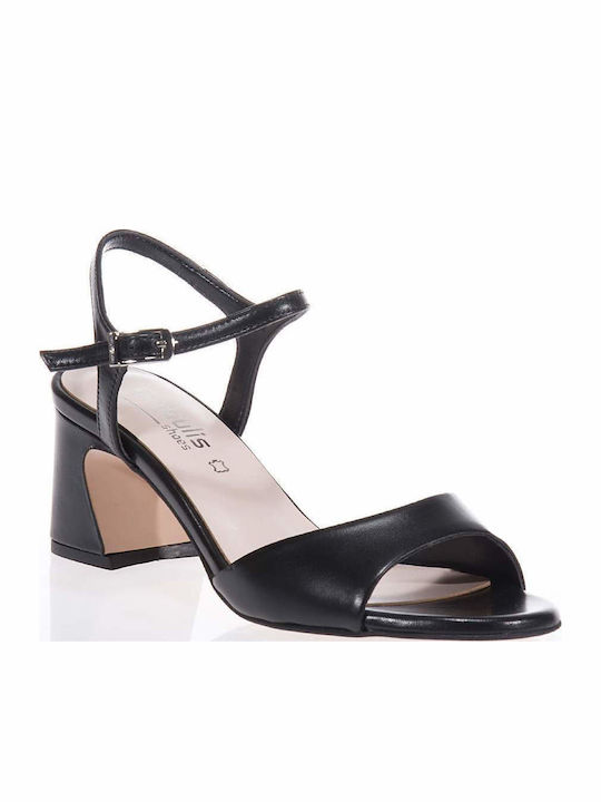 Leather Sandals Black