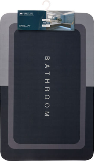 Rutschfest Badematte Synthetisch,Polyester/Cotton/Leather Rechteckig C80653340 Schwarz 80x50cm