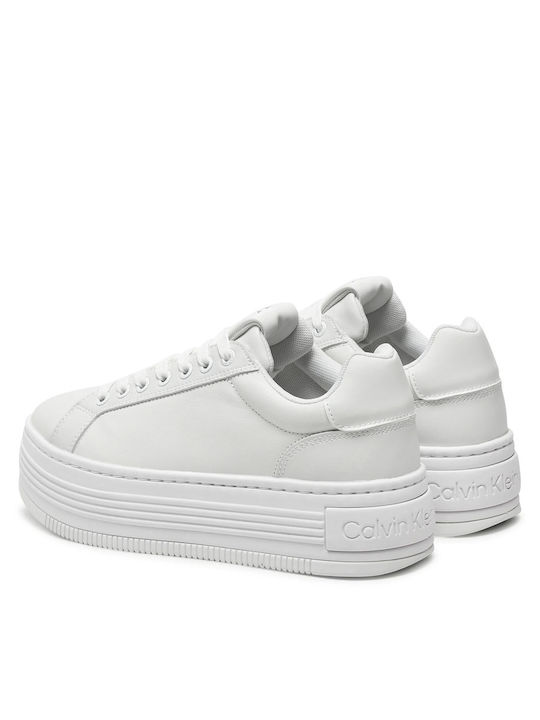 Calvin Klein Triple Γυναικεία Sneakers Λευκά