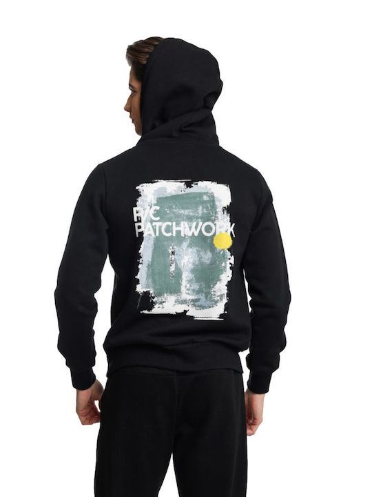 Paco & Co Men's Sweatshirt with Hood Black