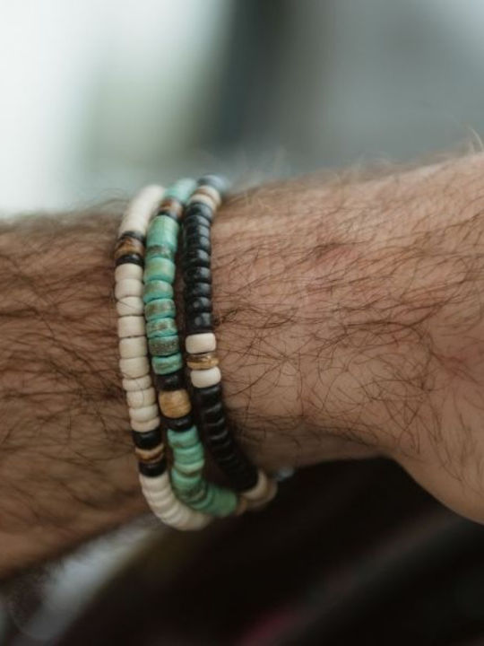 Wooden Bead Bracelet Black