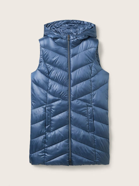 Tom Tailor Women's Short Lifestyle Jacket for Winter Blue