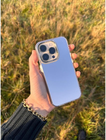 HappyCase Print Back Cover Silicone Silver (iPhone 14 Pro)