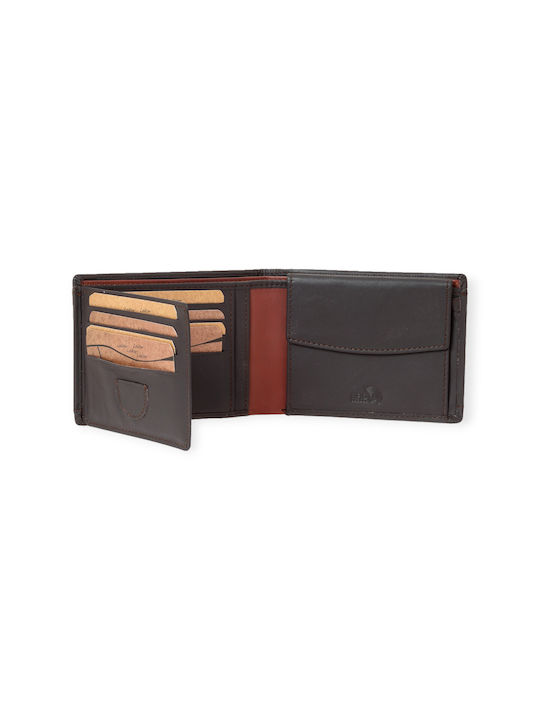 Lavor Men's Leather Wallet with RFID Brown