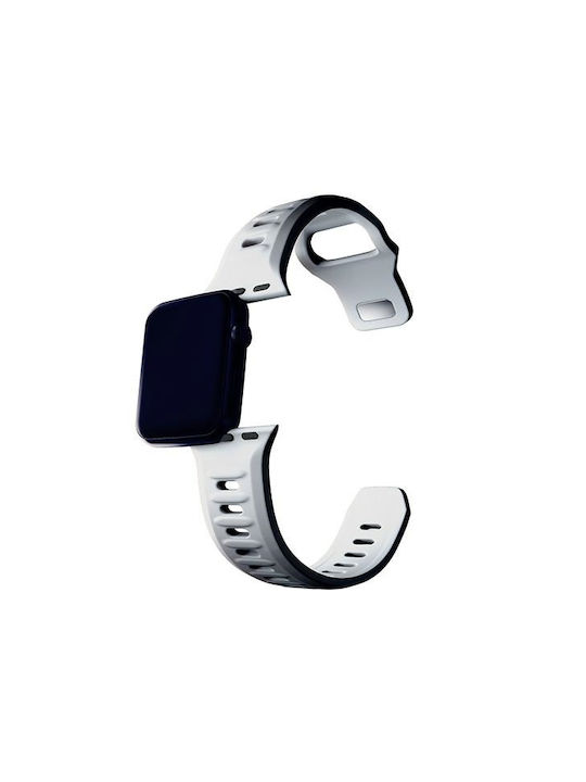 3MK Strap Alb (Apple Watch 44/45/46mm/Ultra 49mm)
