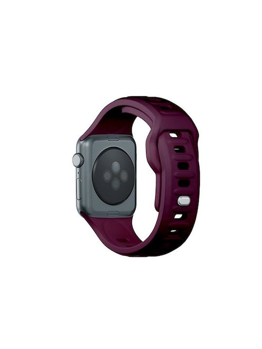 3MK Armband Silikon mit Pin Lila (Apple Watch 38/40/41/42mm)