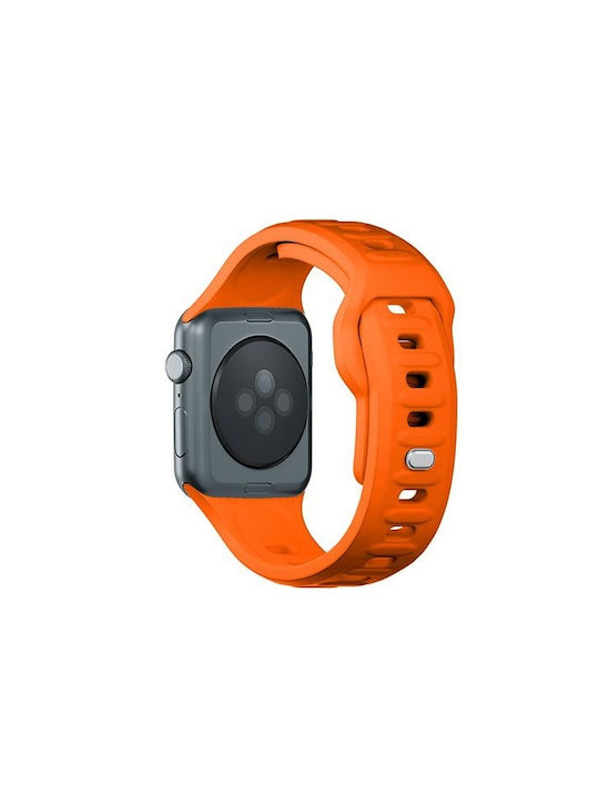 3MK Curea Silicon cu Pin Portocaliu (Apple Watch 38/40/41/42mm)