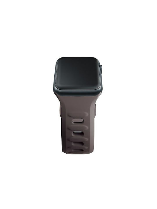 3MK Каишка Силикон с Pin Кафяв (Apple Watch 38/40/41/42mm)