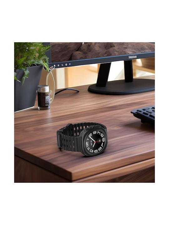 Tech-Protect Icon Curea Silicon Albastru marin (Galaxy Watch Ultra)