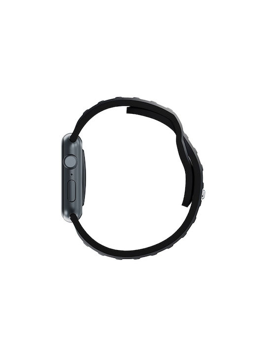 3MK Curea Silicon cu Pin Negru (Apple Watch 38/40/41/42mm)