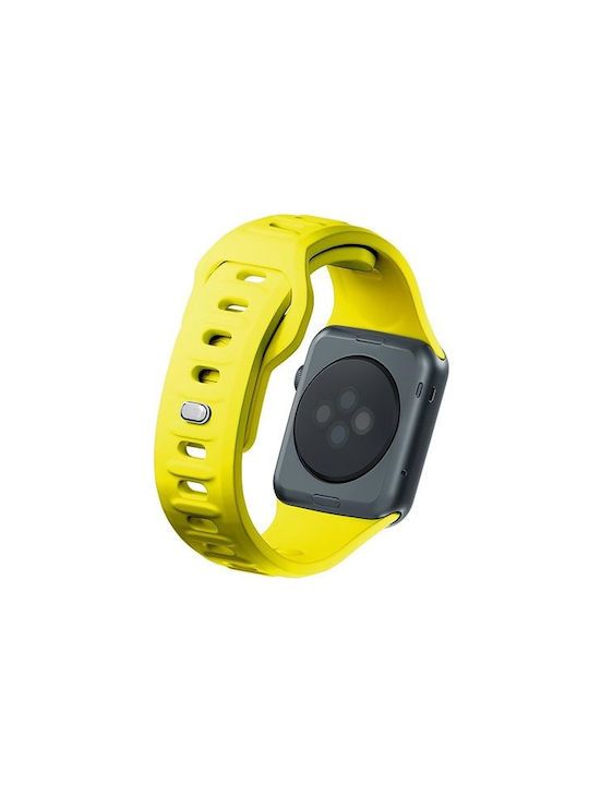 3MK Strap Silicone with Pin Yellow (Apple Watch 38/40/41/42mm)