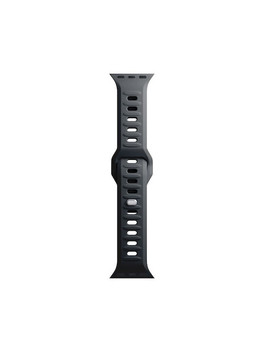 3MK Curea Silicon cu Pin Negru (Apple Watch 38/40/41/42mm)