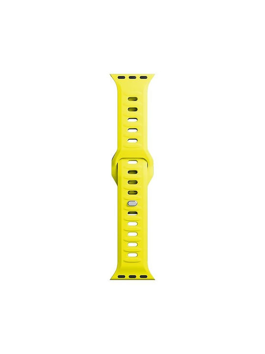 3MK Strap Silicone with Pin Yellow (Apple Watch 38/40/41/42mm)