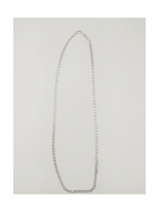 Silver Chain Neck Length 60cm