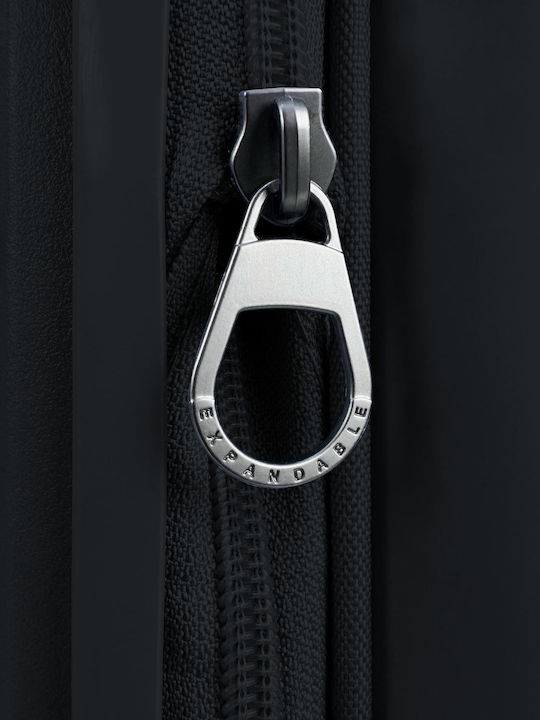 Bg Berlin Expandable Βαλίτσα Ταξιδίου Καμπίνας Σκληρή Black με 4 Ρόδες Ύψους 54εκ.